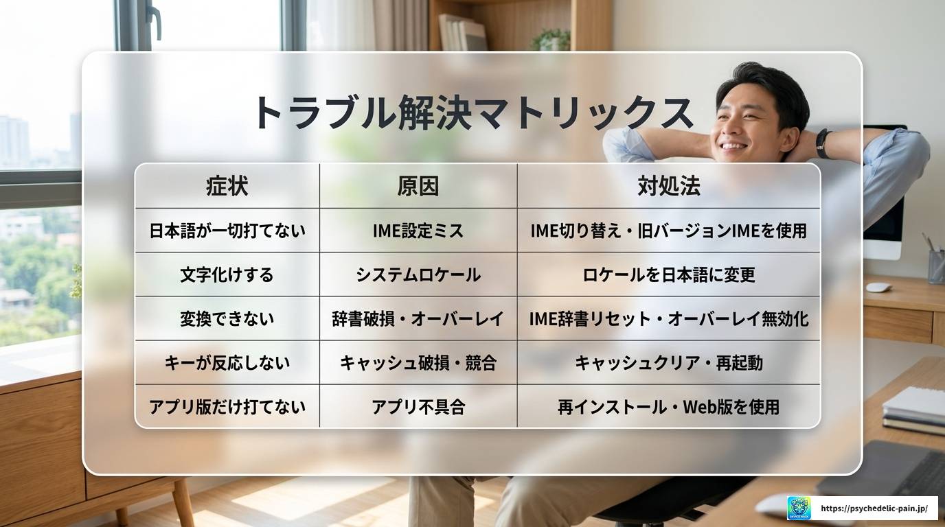 Discordで日本語入力できない時の原因と解決策まとめ