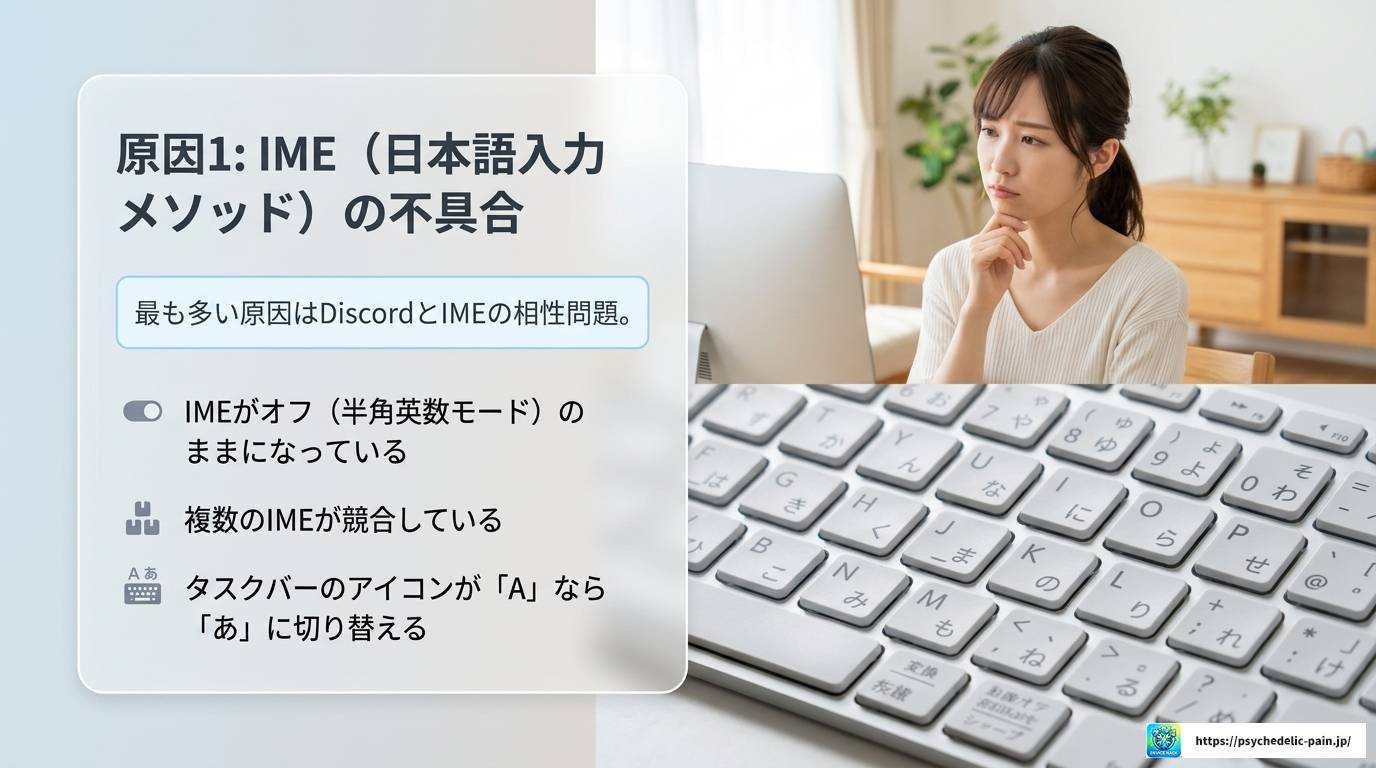 Discordで日本語入力できない時の原因と解決策まとめ