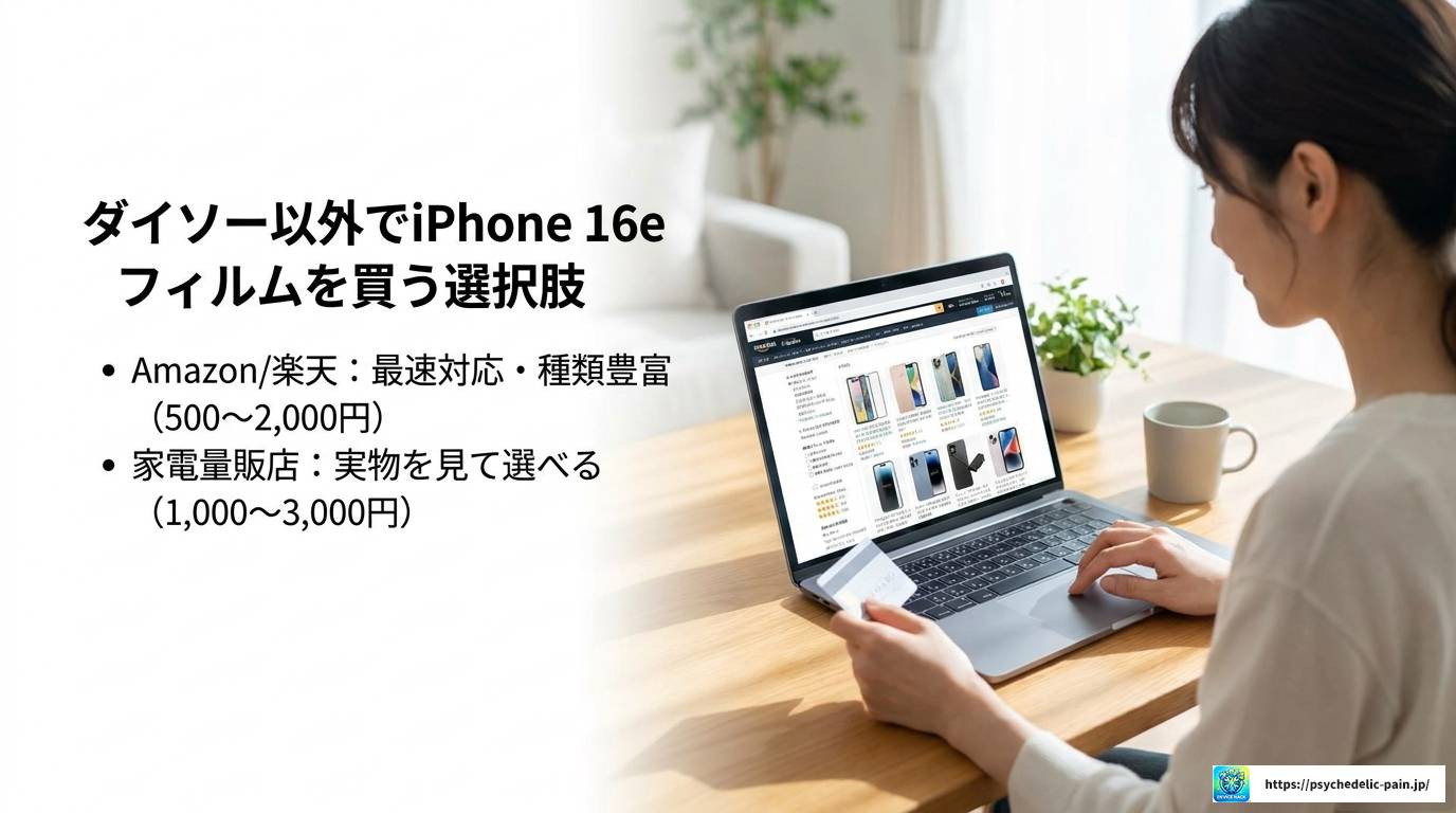 iPhone 16eのフィルムはダイソーで買える？完全購入ガイド