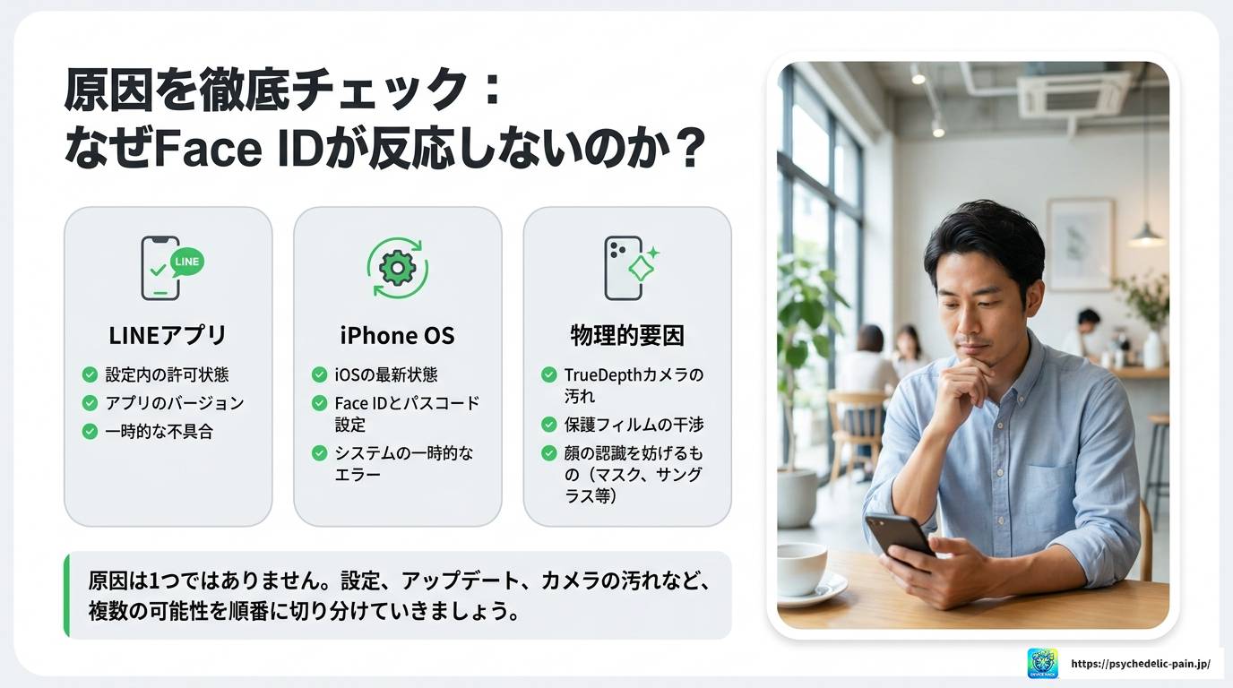 LINEでFace IDができない原因と今すぐ試せる解決策