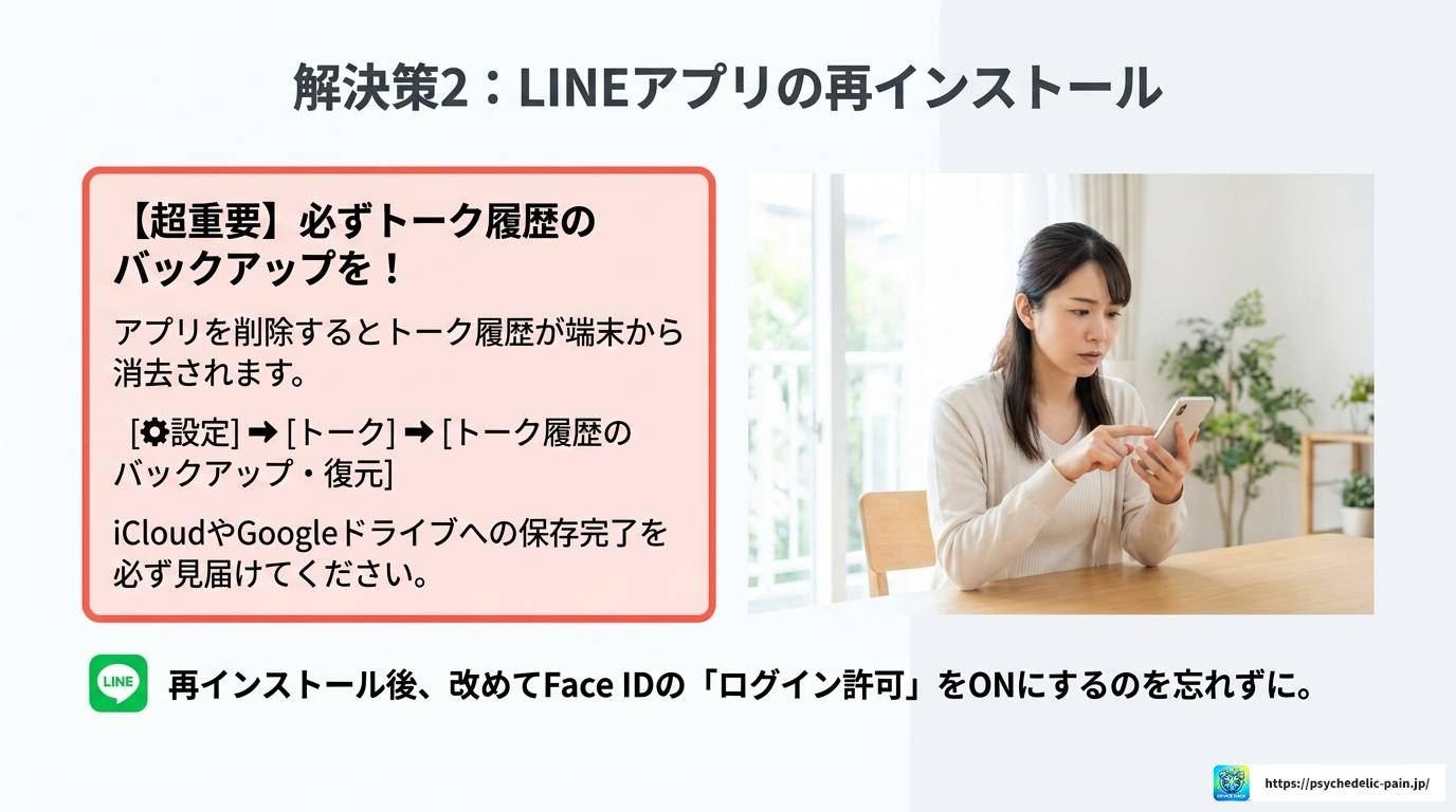 LINEでFace IDができない原因と今すぐ試せる解決策