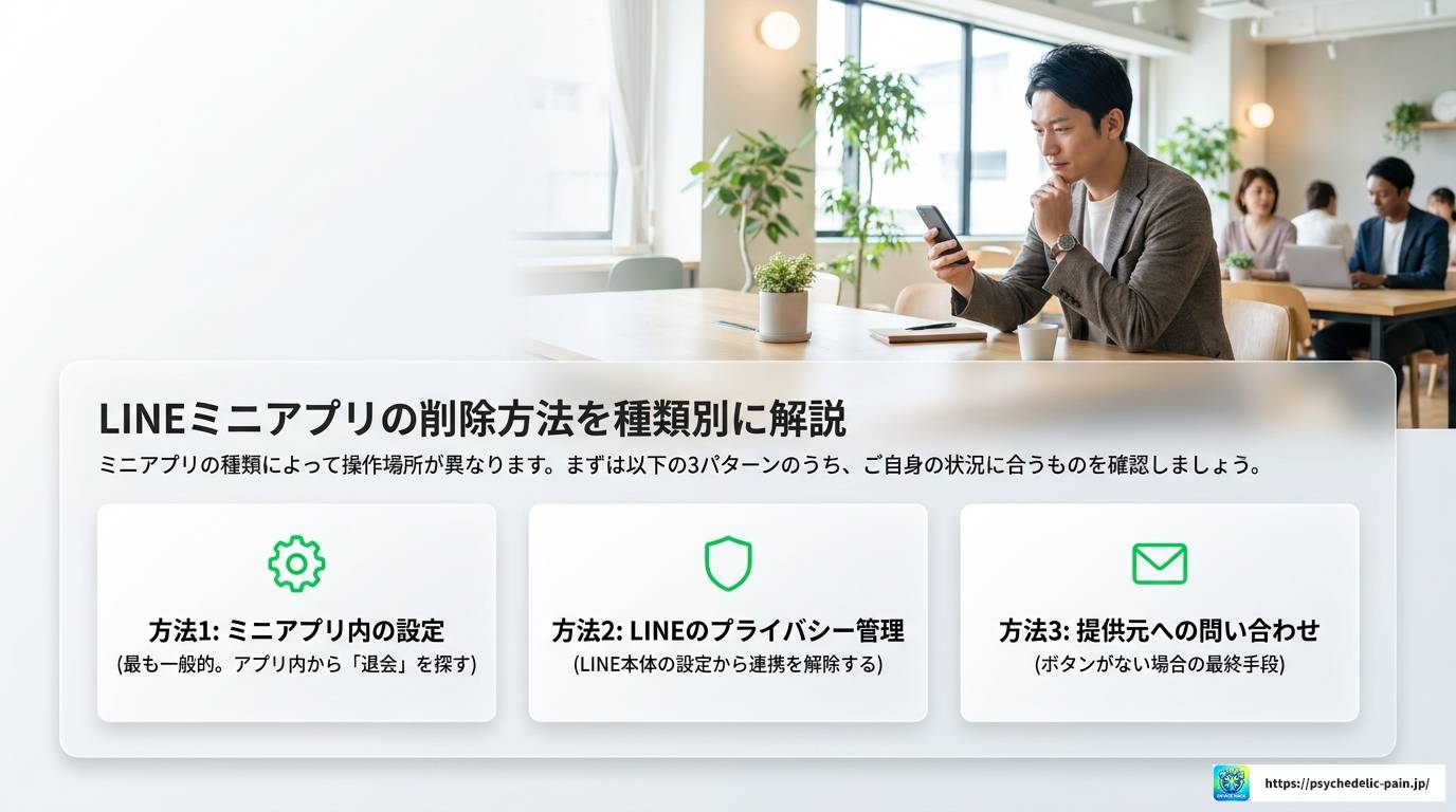 LINEミニアプリの削除方法を徹底解説！注意点も紹介
