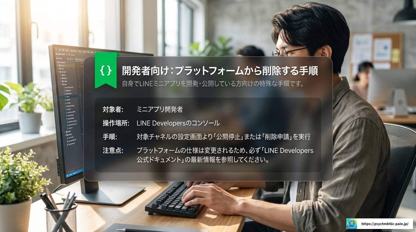 LINEミニアプリの削除方法を徹底解説！注意点も紹介