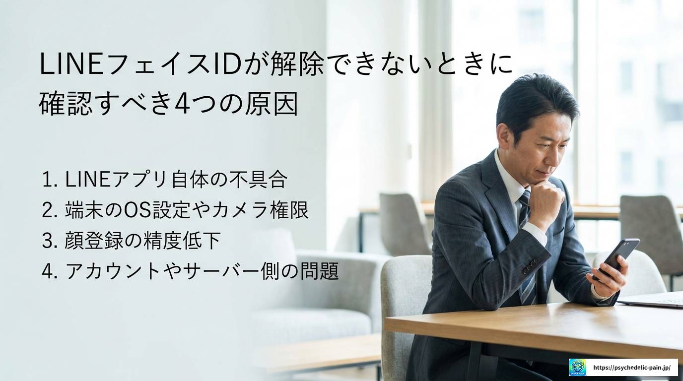LINEフェイスID解除できない原因と今すぐ試せる解決策