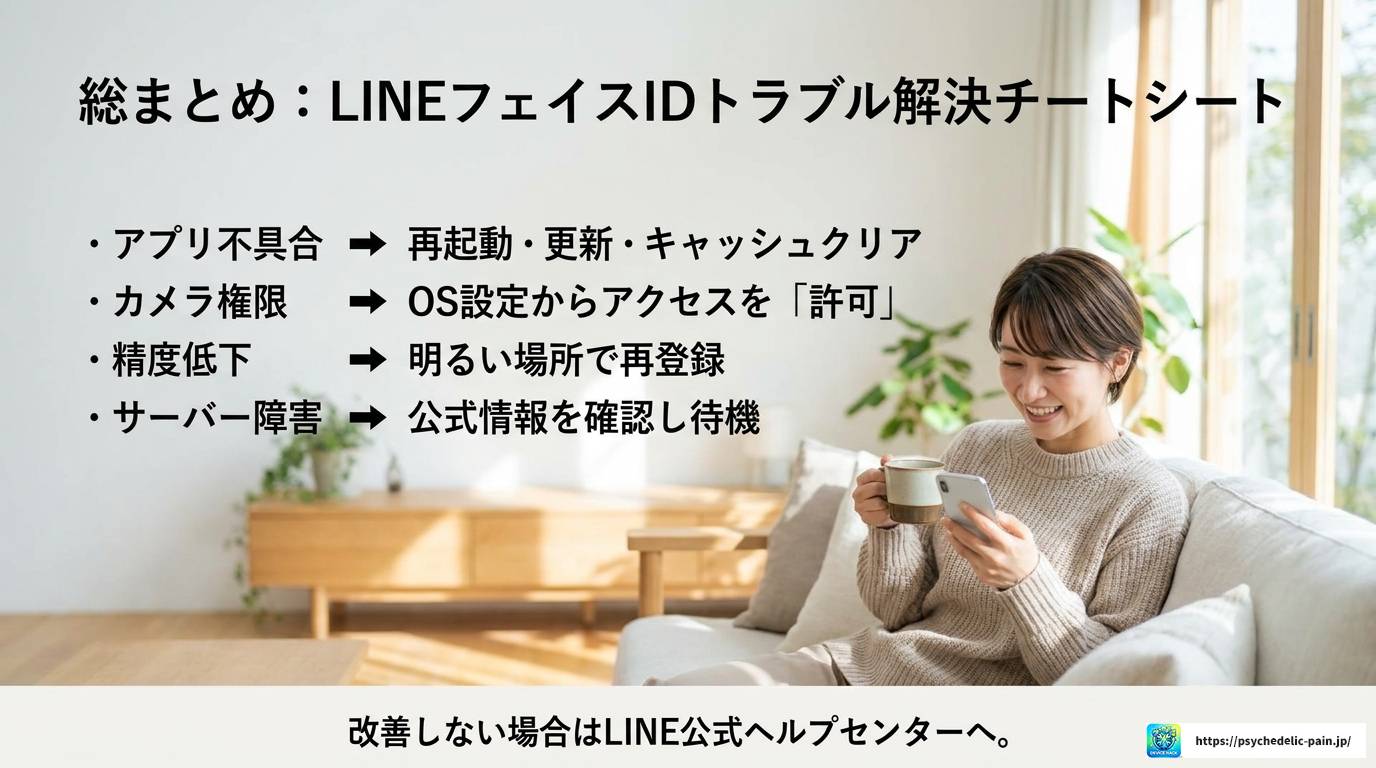 LINEフェイスID解除できない原因と今すぐ試せる解決策