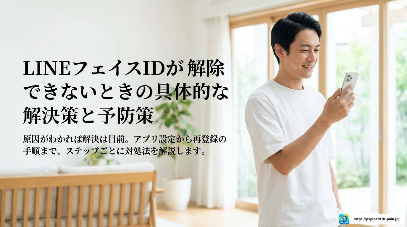 LINEフェイスID解除できない原因と今すぐ試せる解決策
