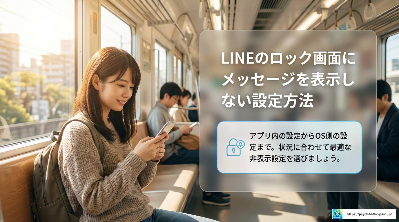 LINEのロック画面にメッセージを表示しない設定方法を徹底解説