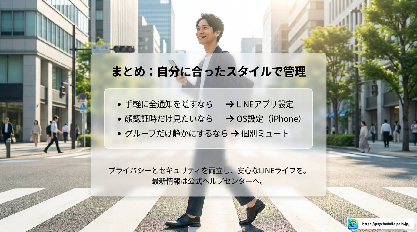 LINEのロック画面にメッセージを表示しない設定方法を徹底解説