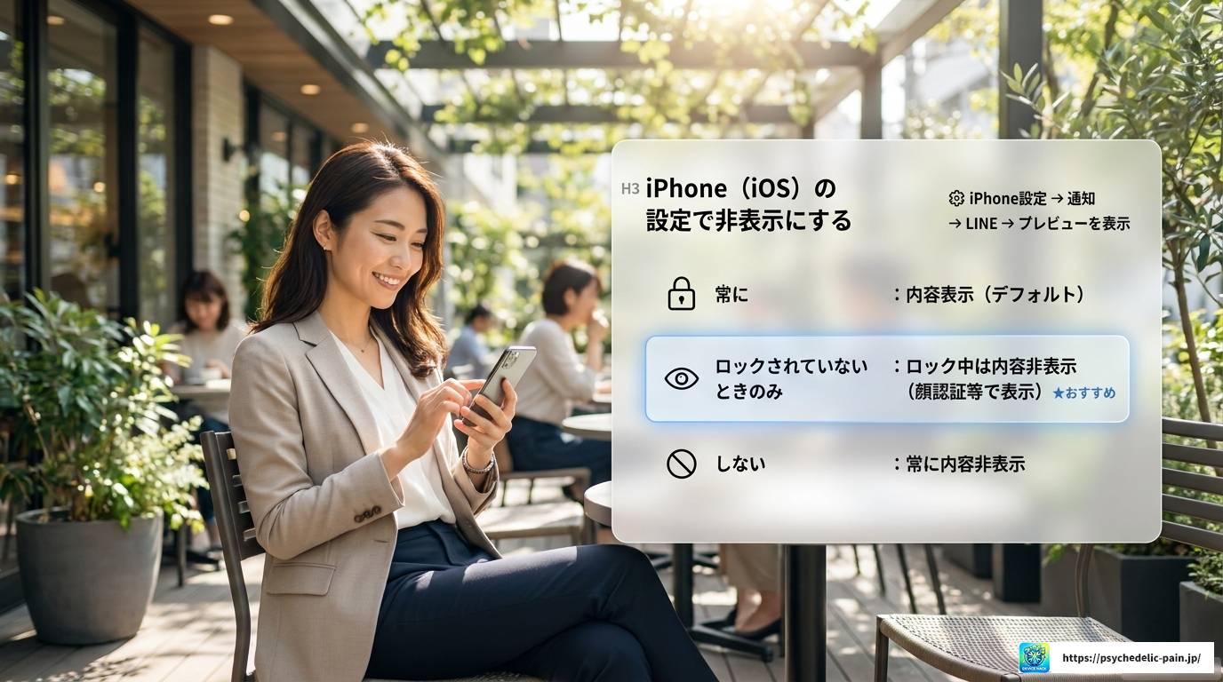 LINEのロック画面にメッセージを表示しない設定方法を徹底解説