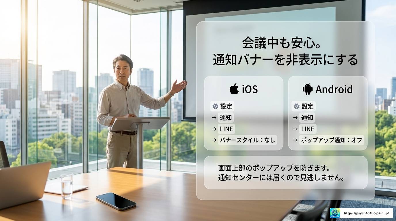 LINEのロック画面にメッセージを表示しない設定方法を徹底解説