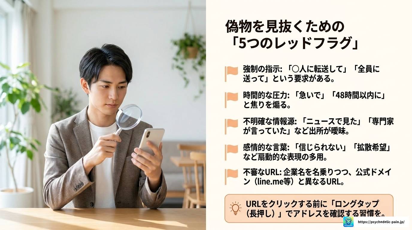 LINE本社も警告！チェーンメールの実態と完全対策ガイド