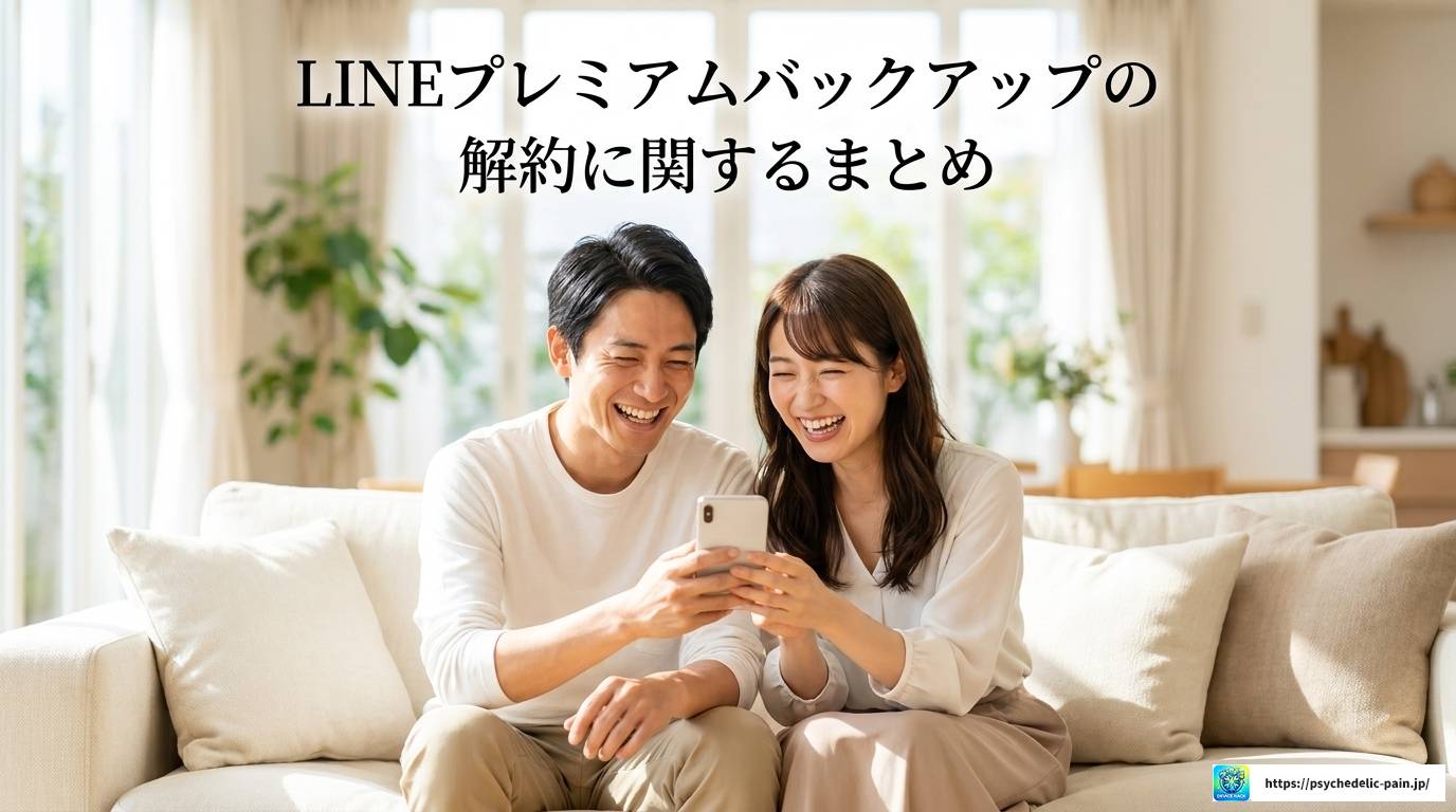 LINEプレミアムバックアップの解約方法を徹底解説