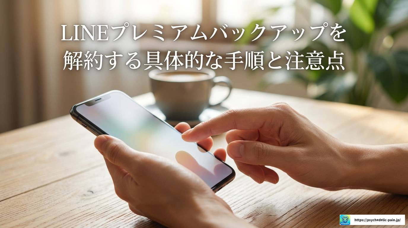 LINEプレミアムバックアップの解約方法を徹底解説