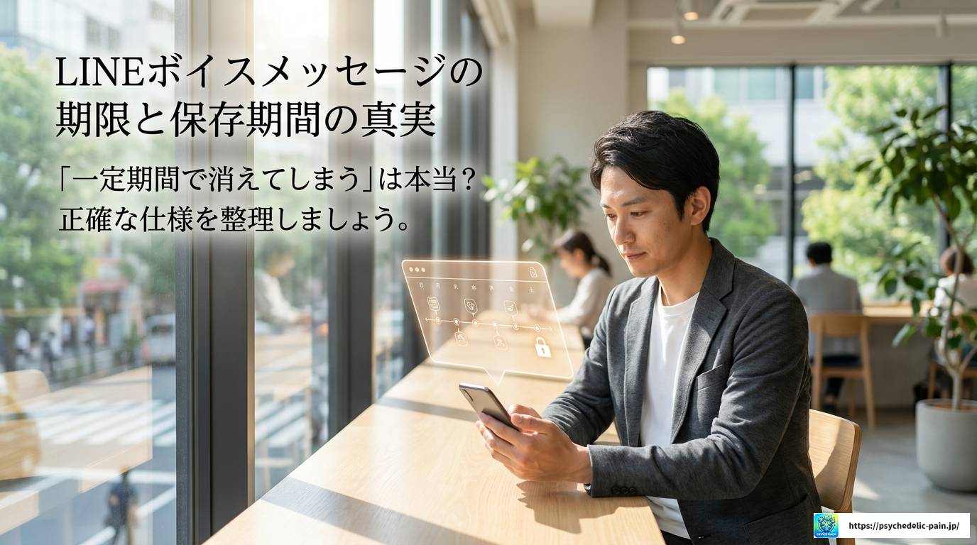 LINEボイスメッセージの期限はいつ?保存と消える原因を解説