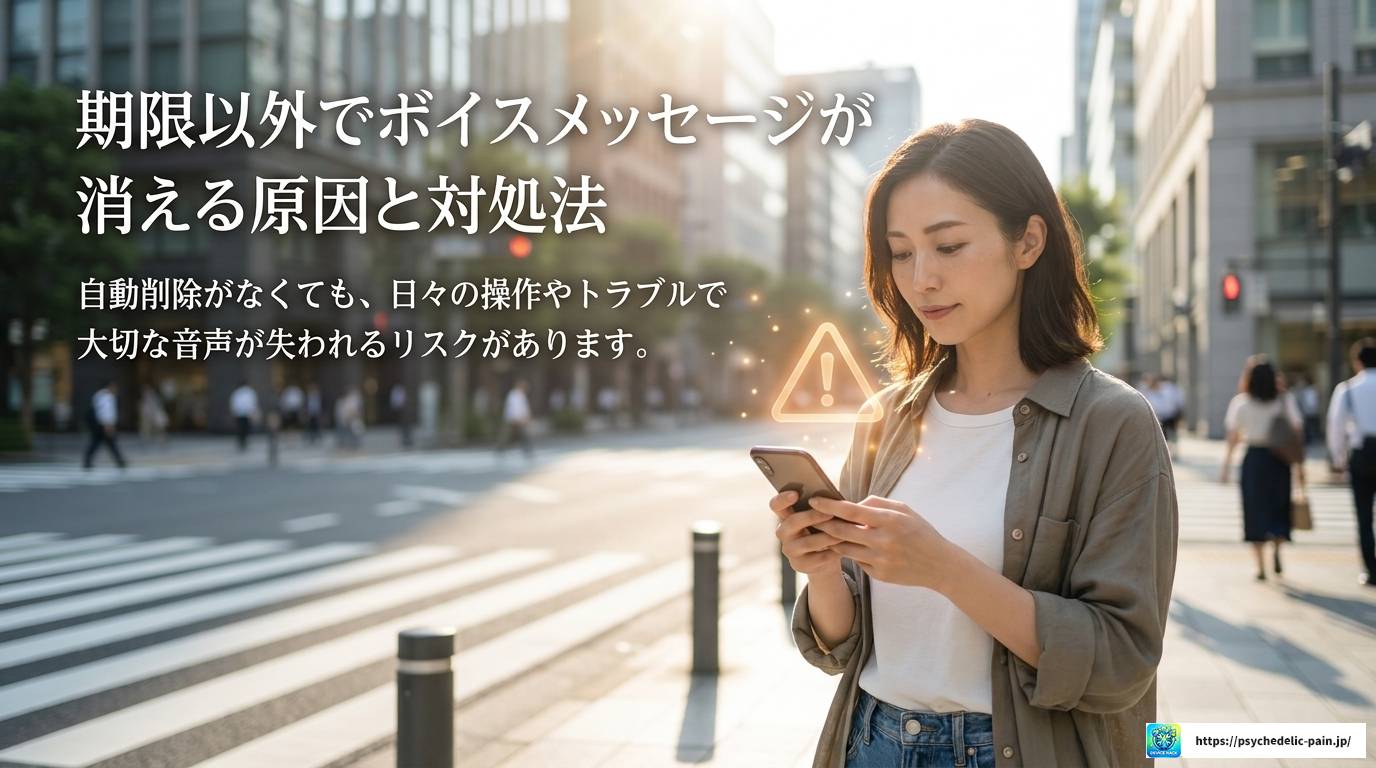 LINEボイスメッセージの期限はいつ?保存と消える原因を解説