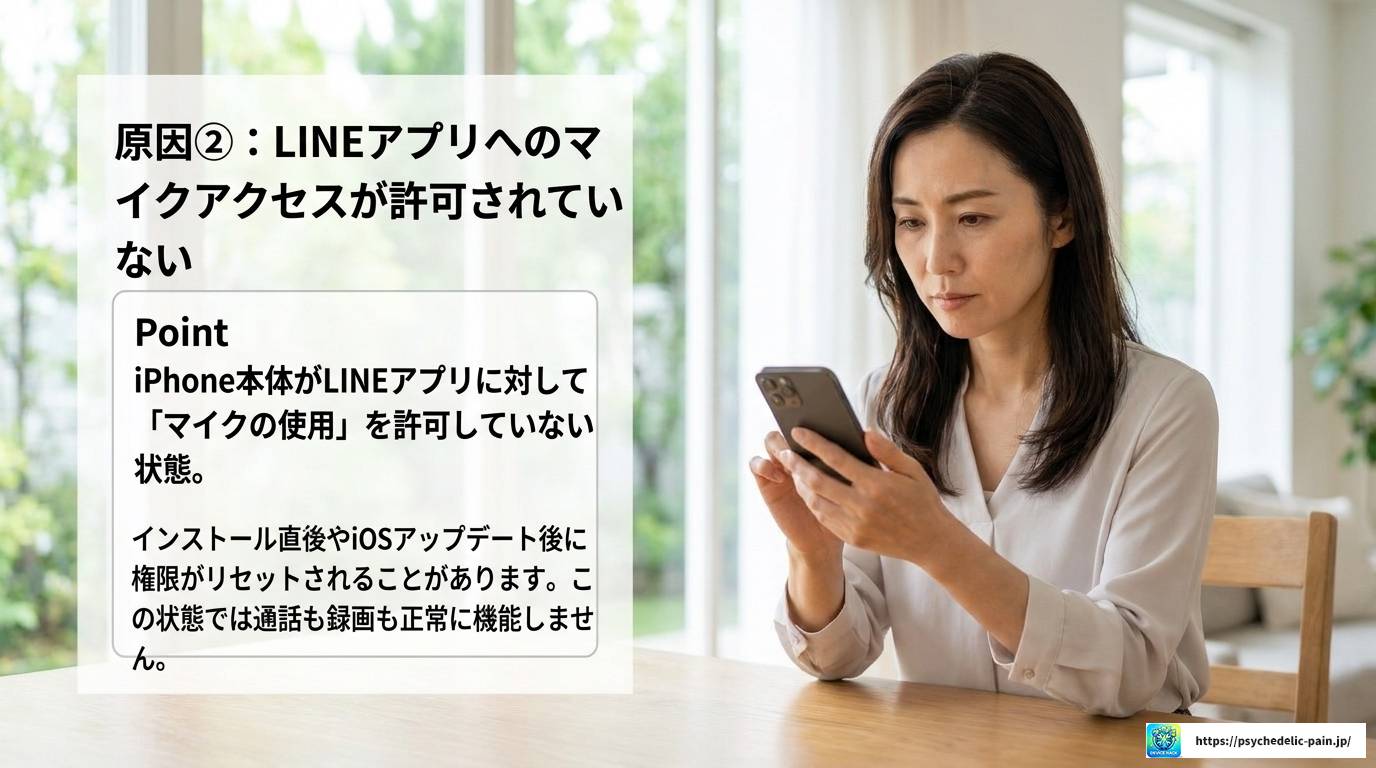LINEビデオ通話を録画したら音声が入らない！iPhone完全解決ガイド