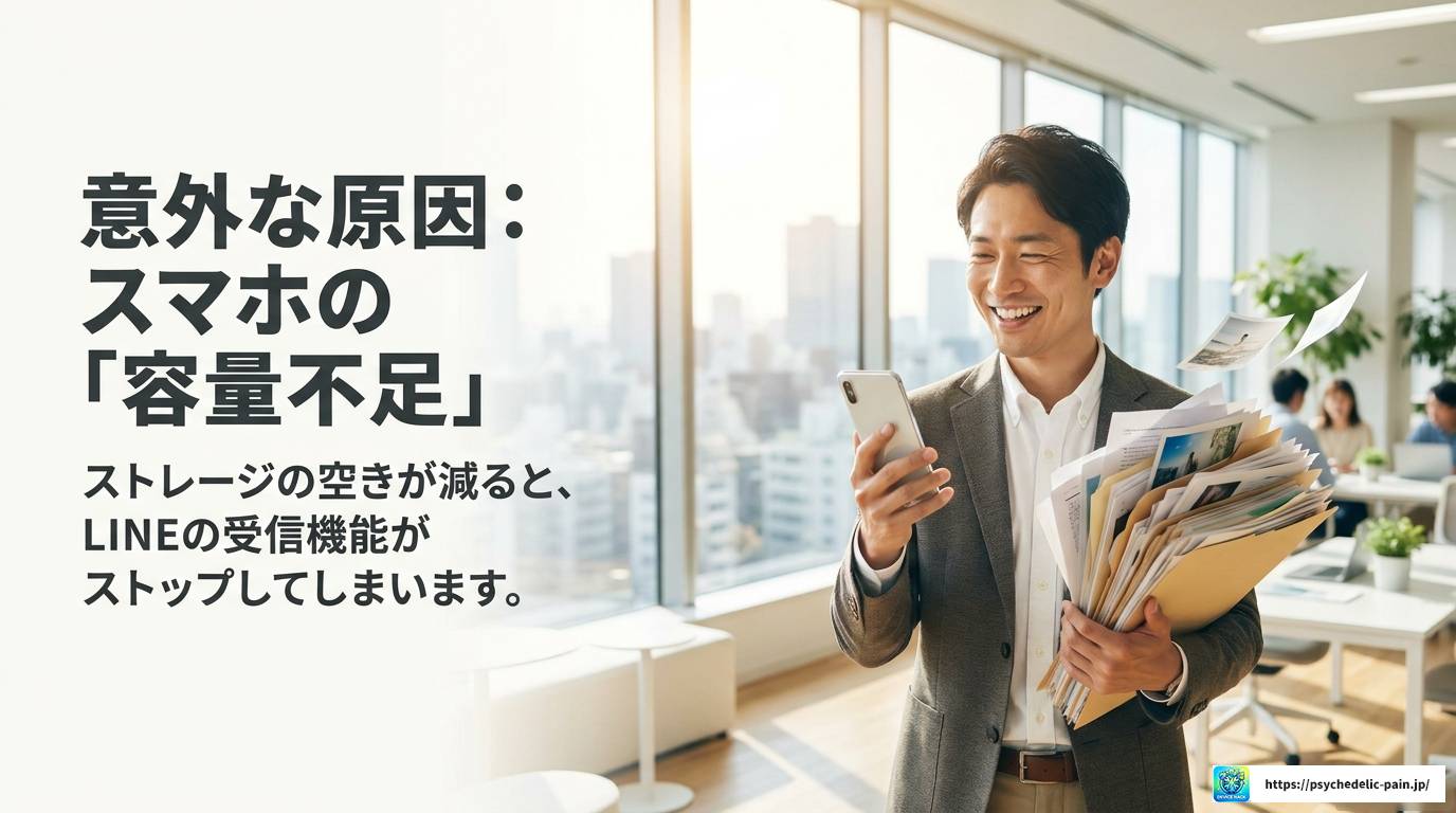 LINE受信できない原因は容量不足?解決策を徹底解説