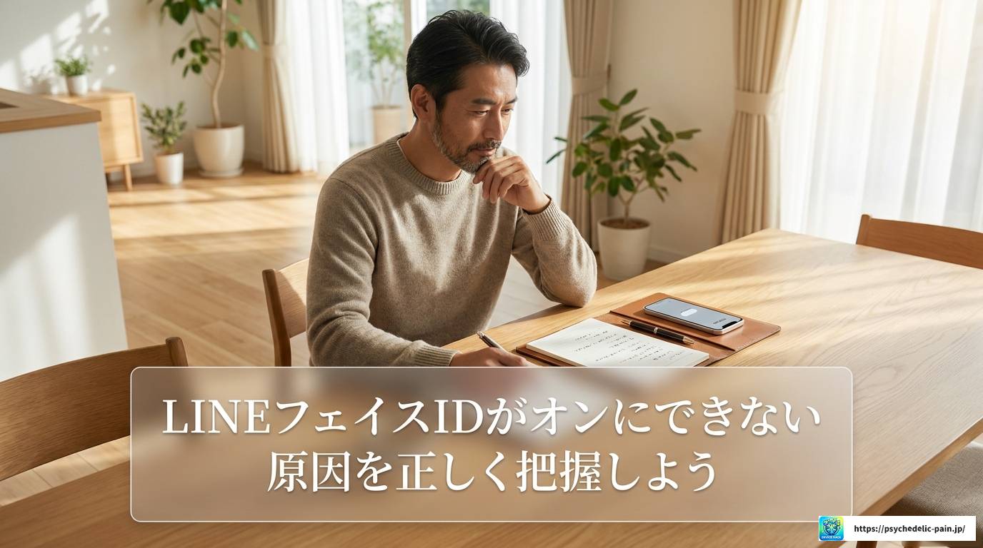 LINEフェイスIDがオンにできない原因と全解決策まとめ