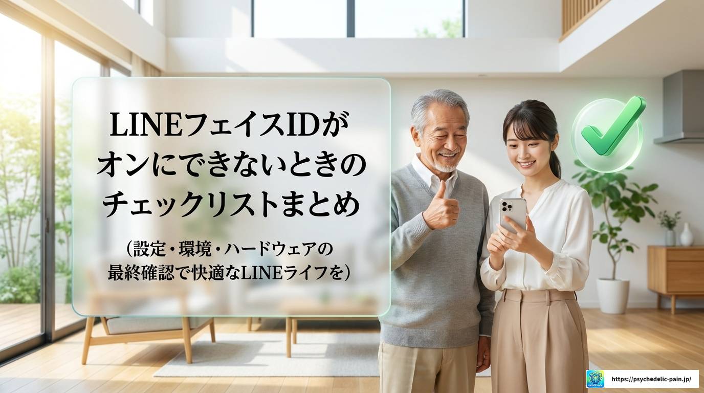 LINEフェイスIDがオンにできない原因と全解決策まとめ