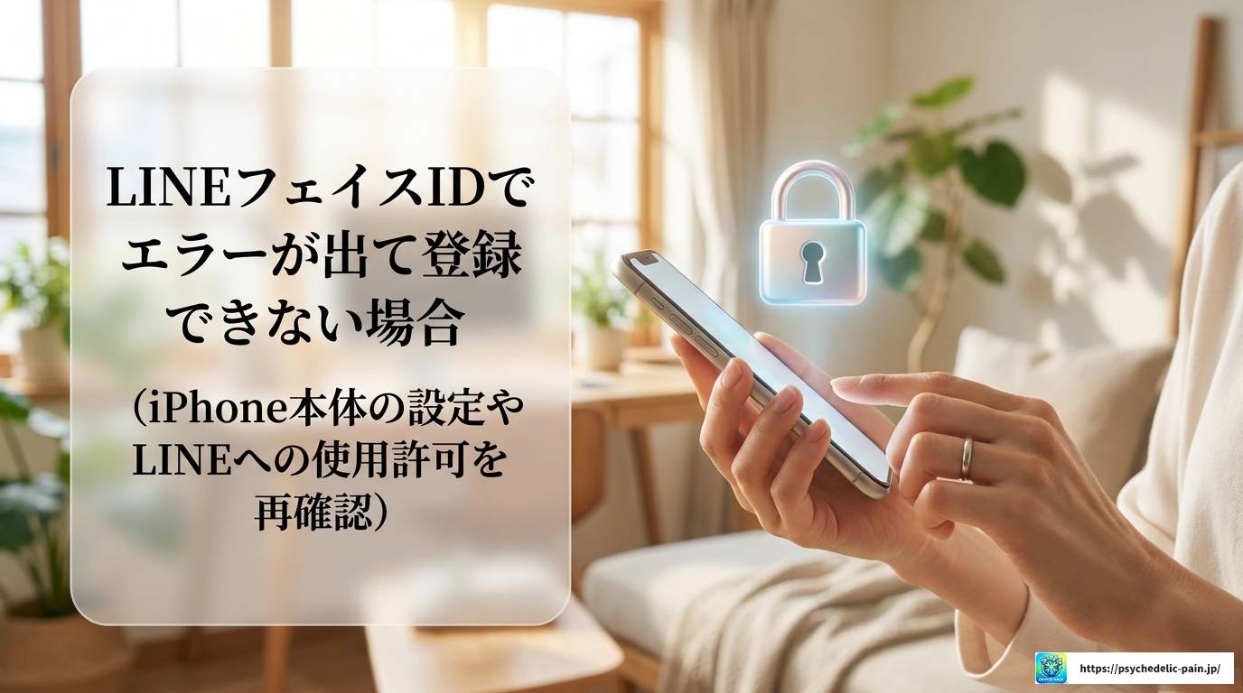 LINEフェイスIDがオンにできない原因と全解決策まとめ