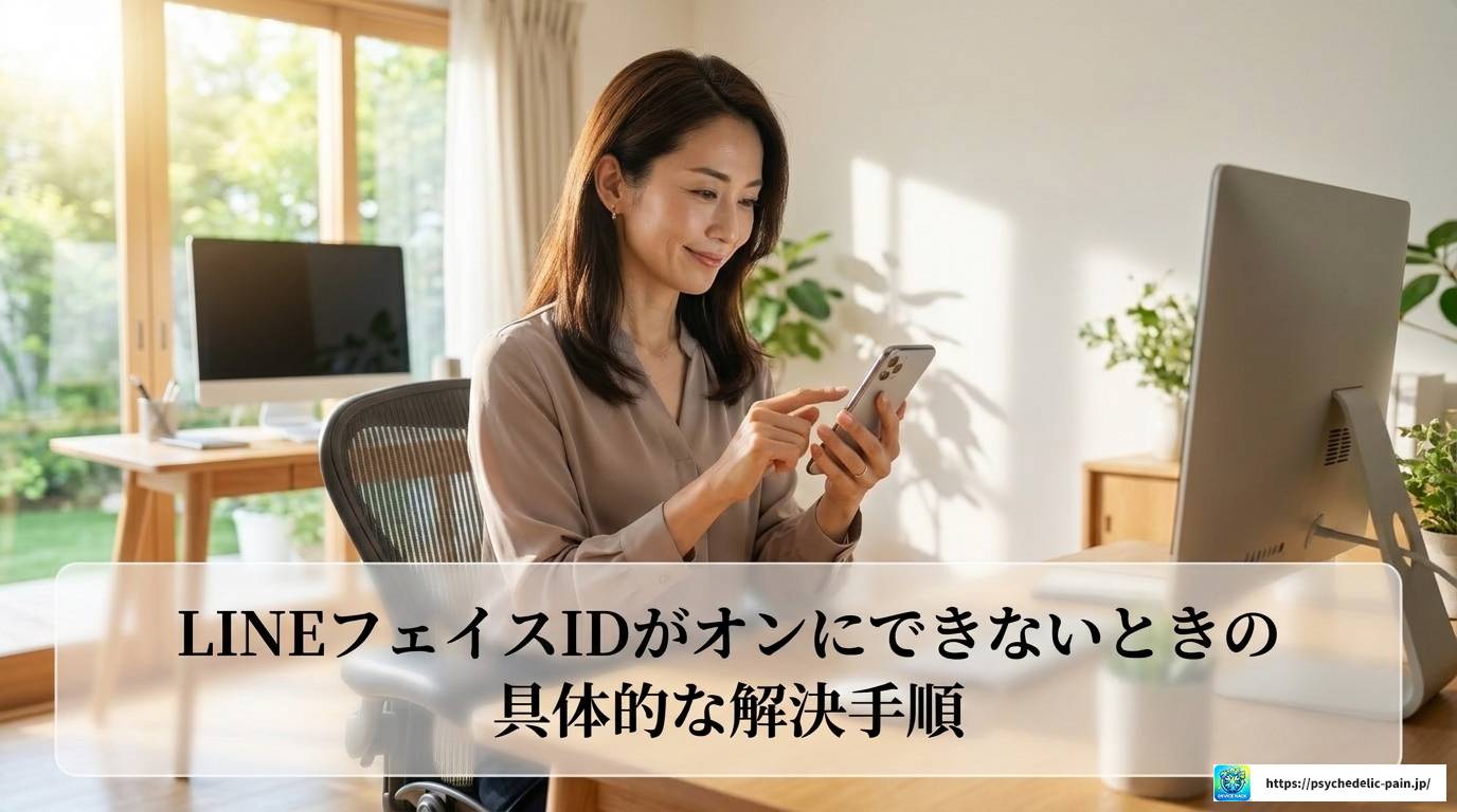 LINEフェイスIDがオンにできない原因と全解決策まとめ