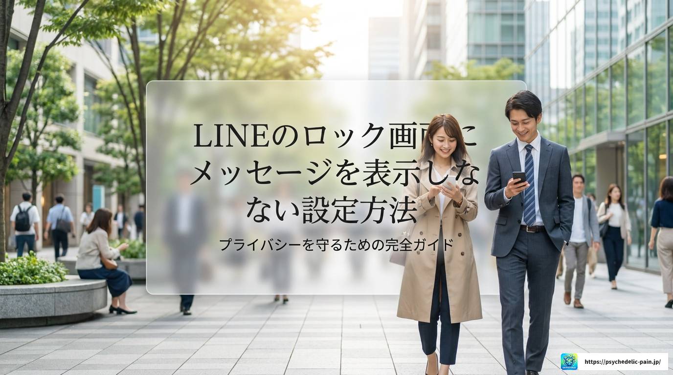 LINEのロック画面にメッセージを表示しない設定方法を徹底解説