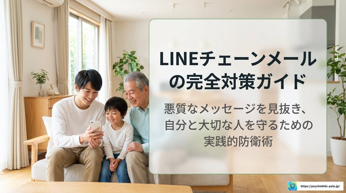 LINE本社も警告！チェーンメールの実態と完全対策ガイド