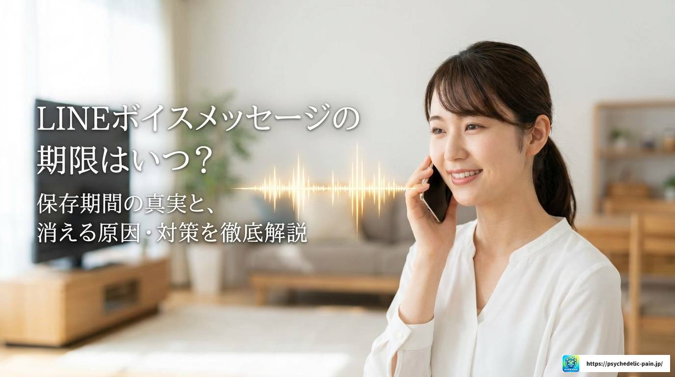 LINEボイスメッセージの期限はいつ？保存と消える原因を解説