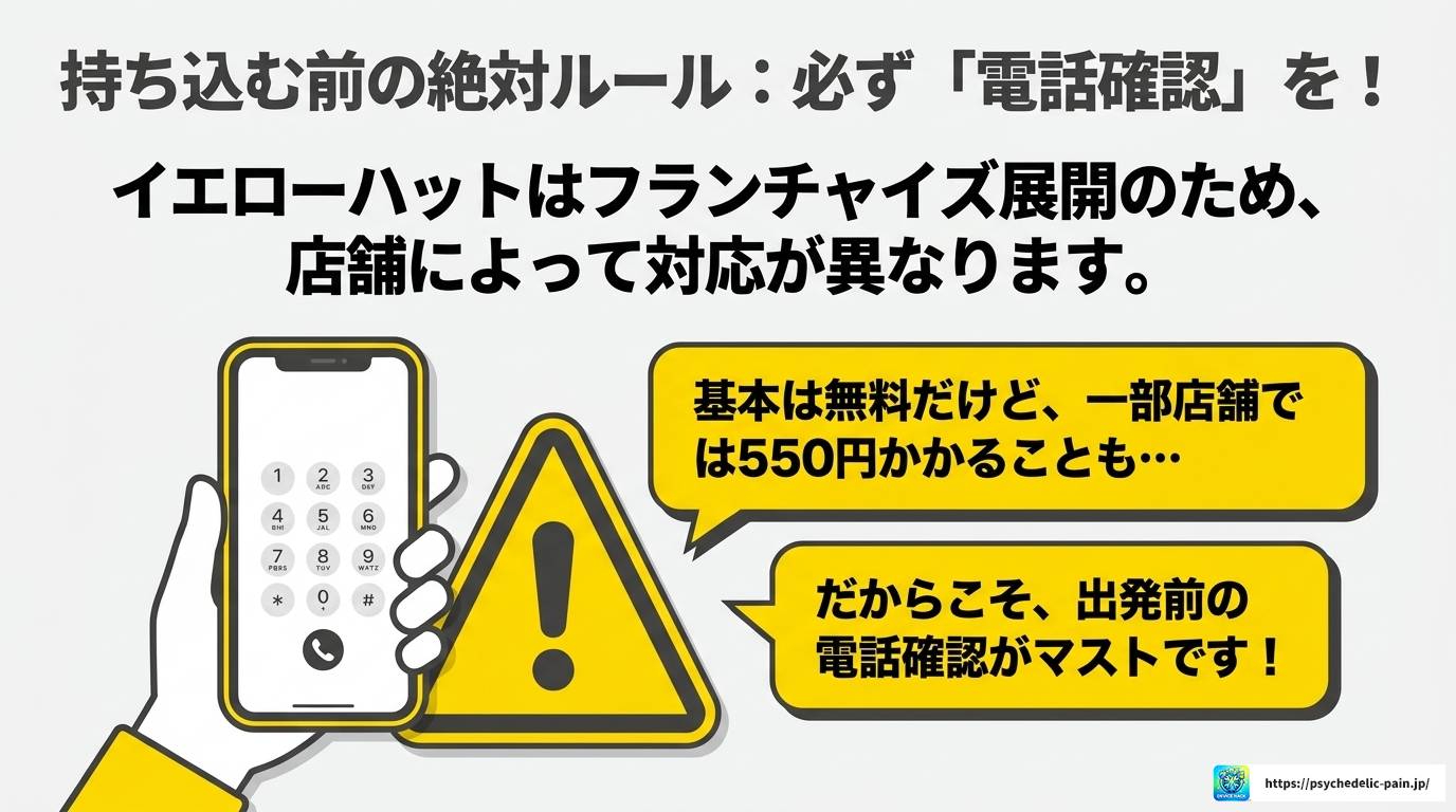 イエローハットでバッテリーを無料回収してもらう方法と注意点
