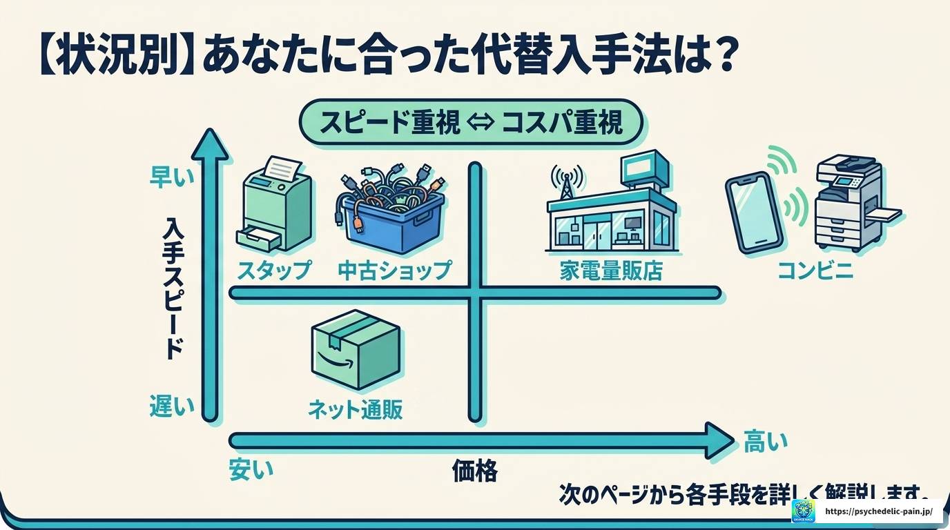 プリンターUSBケーブルは100均で買える？代替入手法も解説
