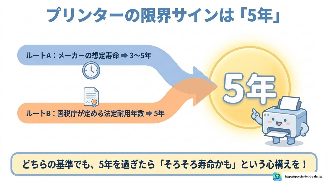 プリンターの寿命は10年持つ？実態と長持ちさせる方法