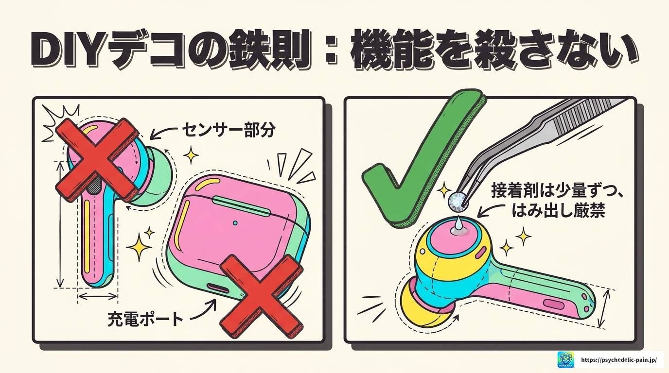ワイヤレスイヤホンをデコる全方法！初心者から本格派まで