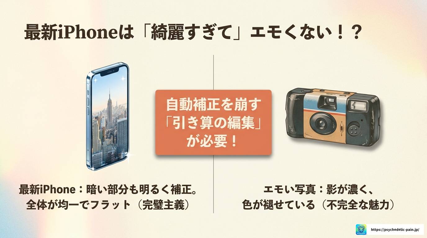 iPhoneの写真編集でエモい仕上がりにする完全ガイド