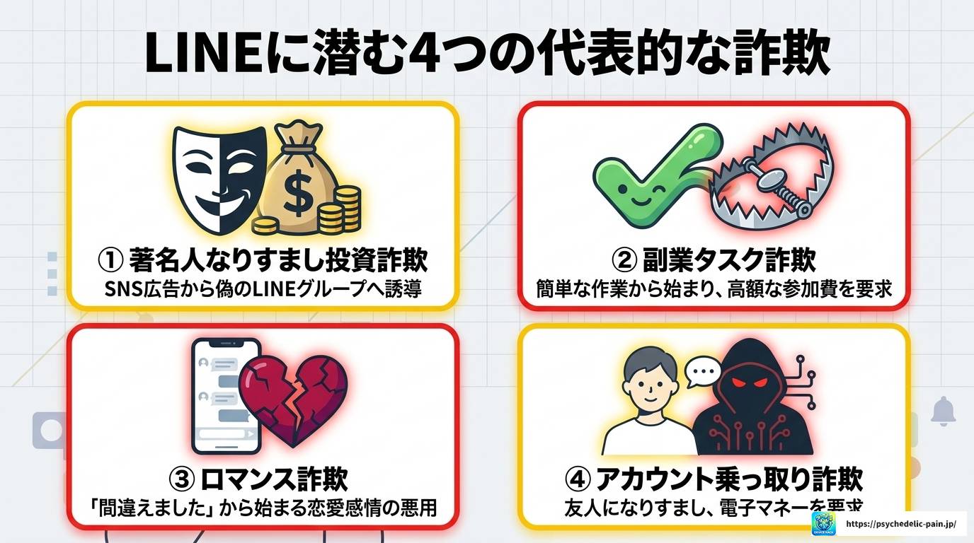 LINE詐欺に引っかかってみた結果とリアルな手口を徹底解説