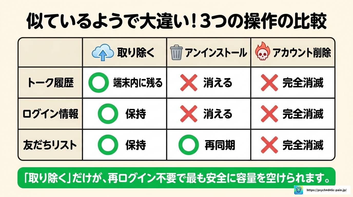 LINEアプリを取り除くとどうなる?手順と注意点まとめ