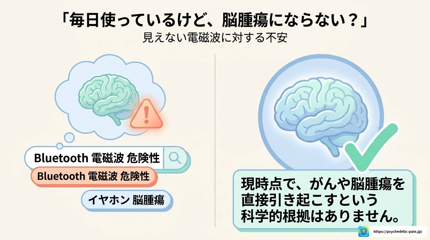 ワイヤレスイヤホンの脳への影響は?科学的根拠と対策を解説