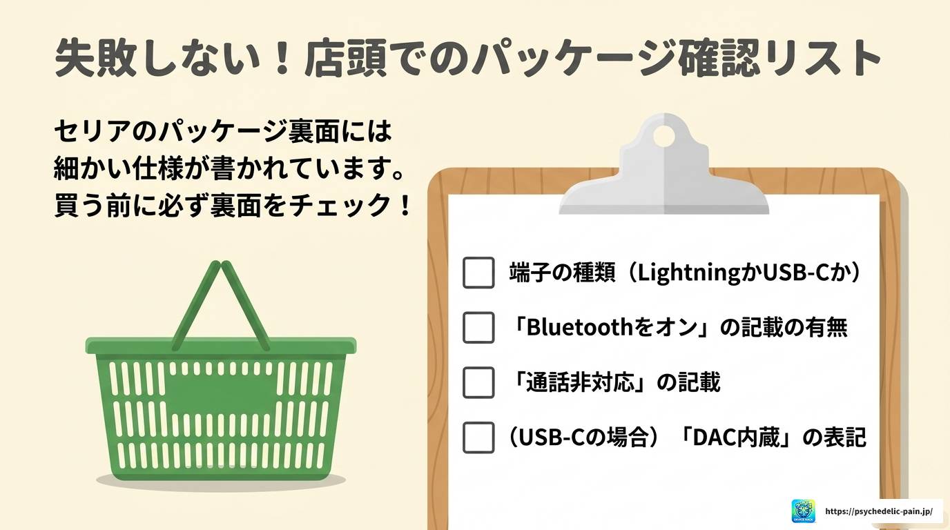 セリアの100均でiPhoneイヤホン変換アダプタは使える？