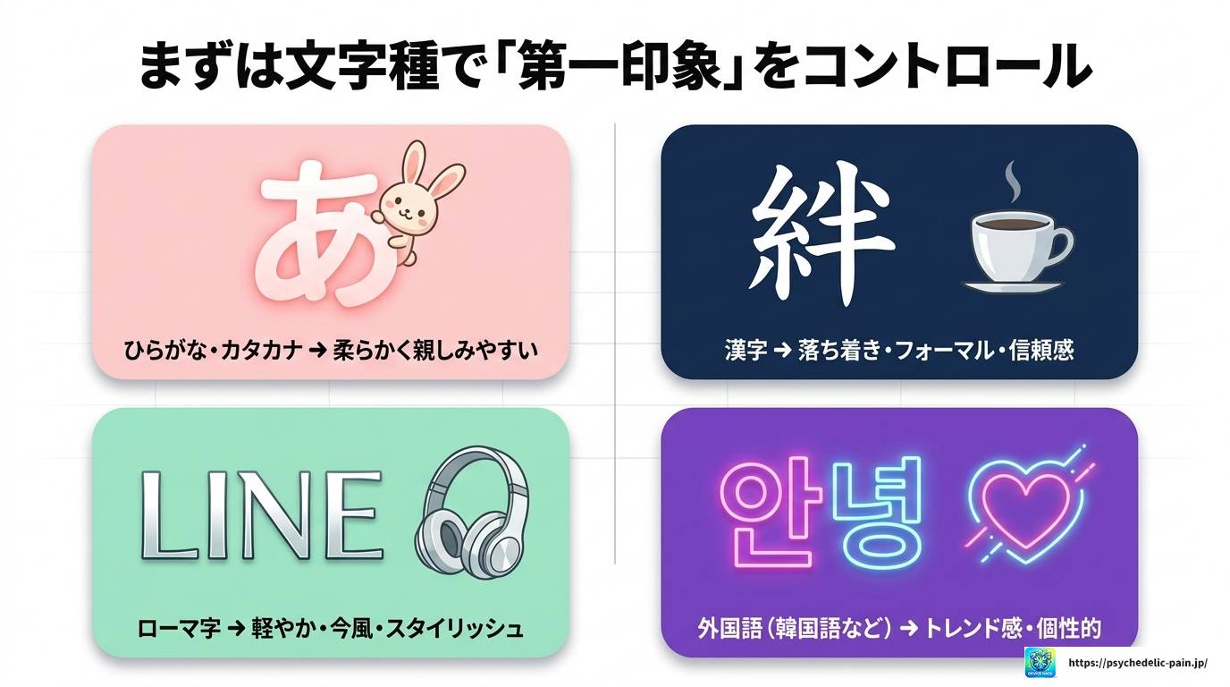 LINEの名前をオシャレにする方法｜かわいい・かっこいい実例集