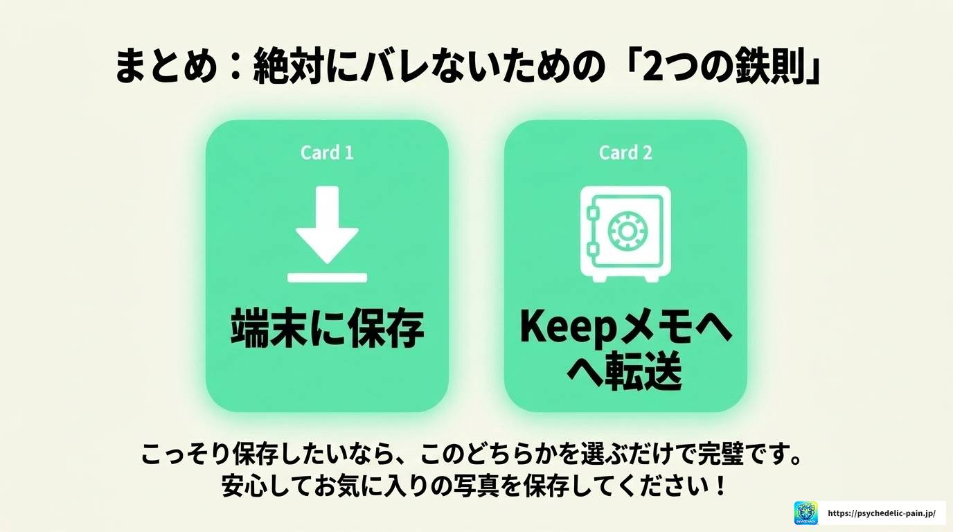 LINEで写真保存はバレる?端末保存とアルバムの違いを徹底解説
