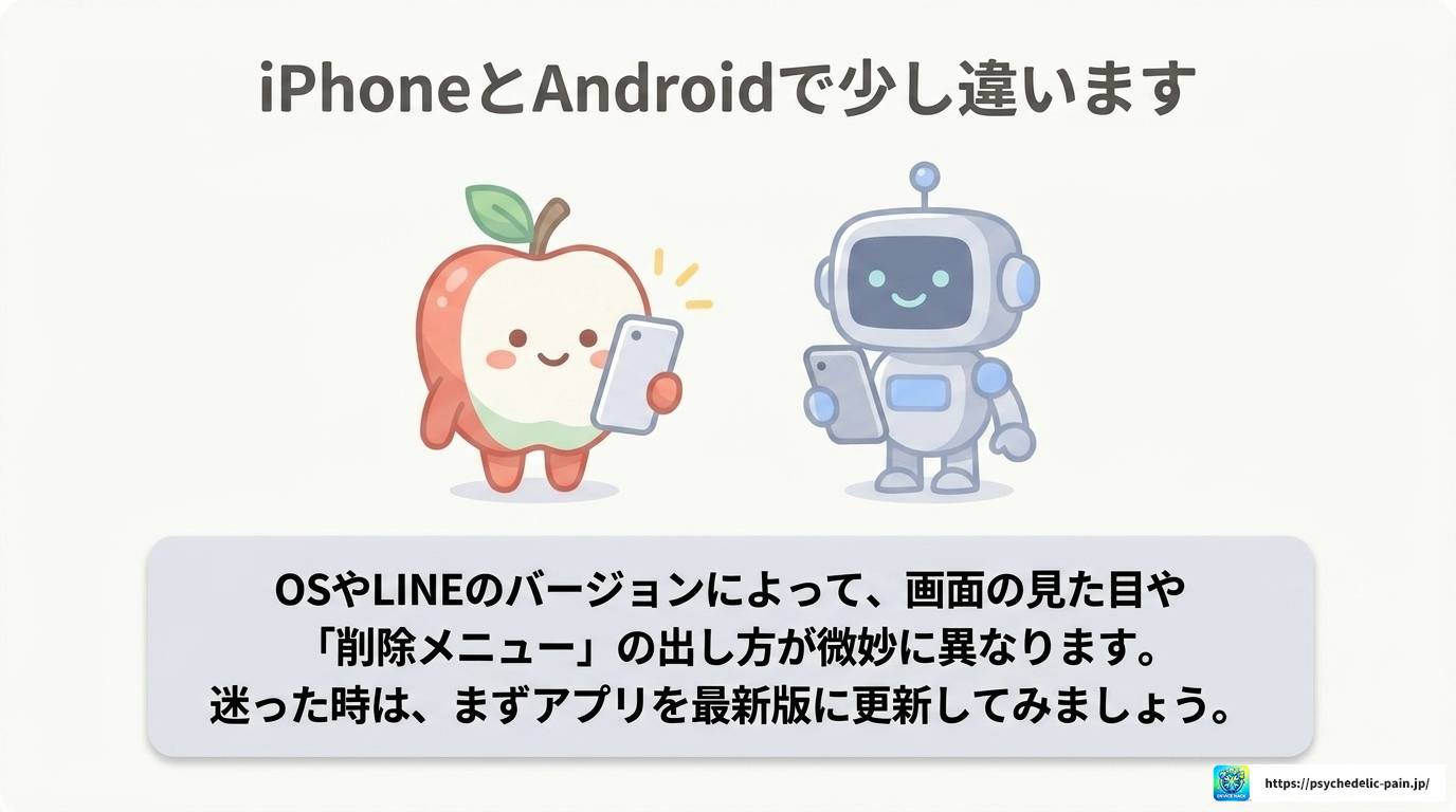 LINEで共有時に出てくる人を消したい方への完全対処ガイド