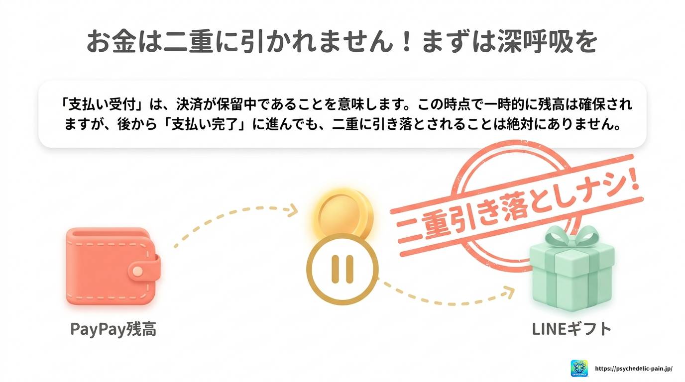 LINEギフトのPayPay支払い受付が進まない原因と対処法