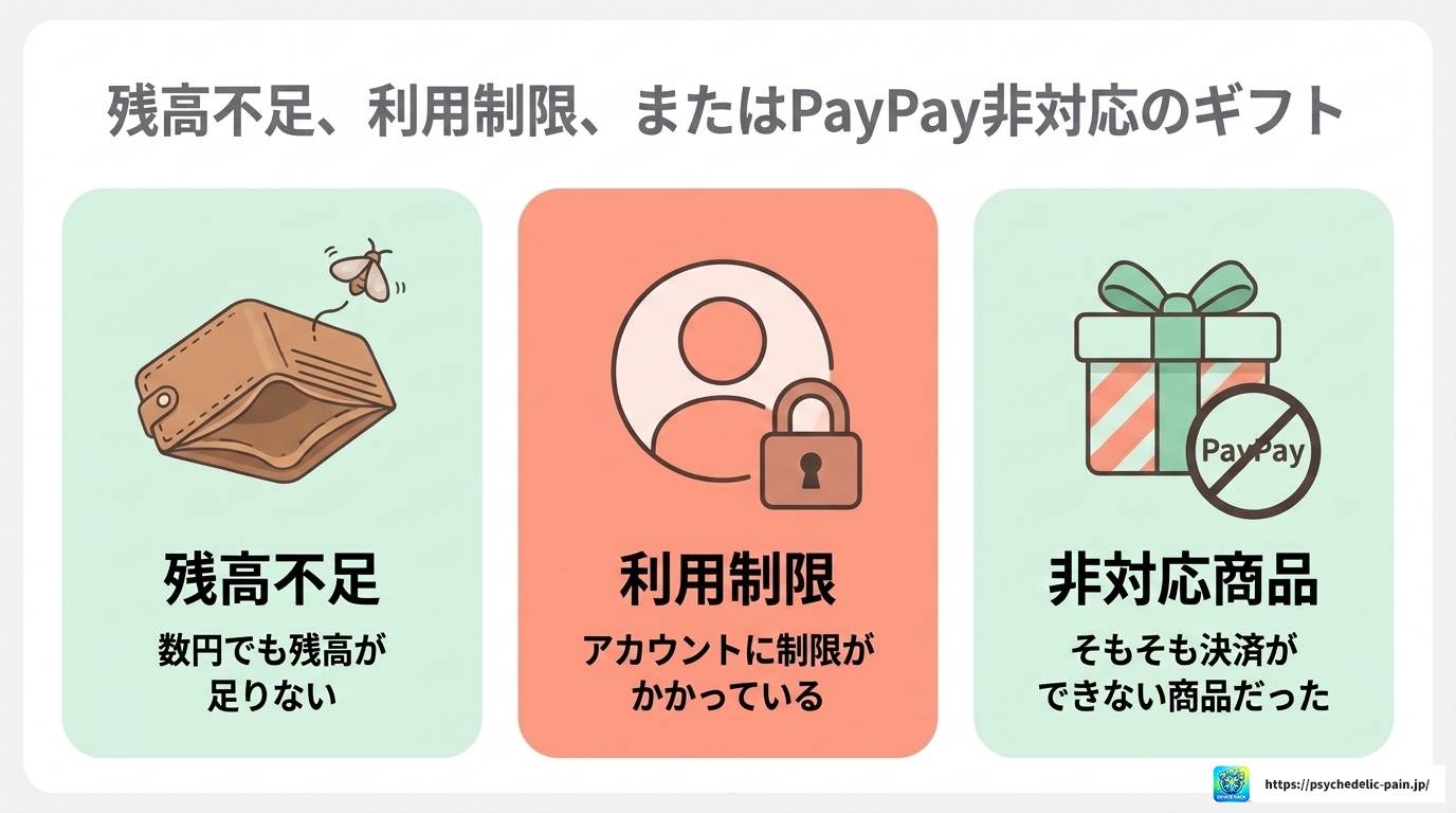LINEギフトのPayPay支払い受付が進まない原因と対処法