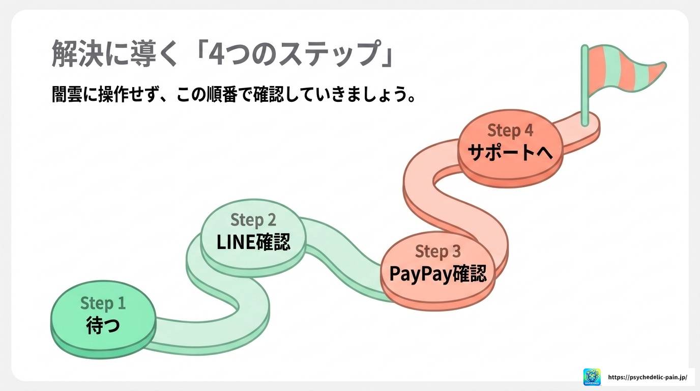 LINEギフトのPayPay支払い受付が進まない原因と対処法