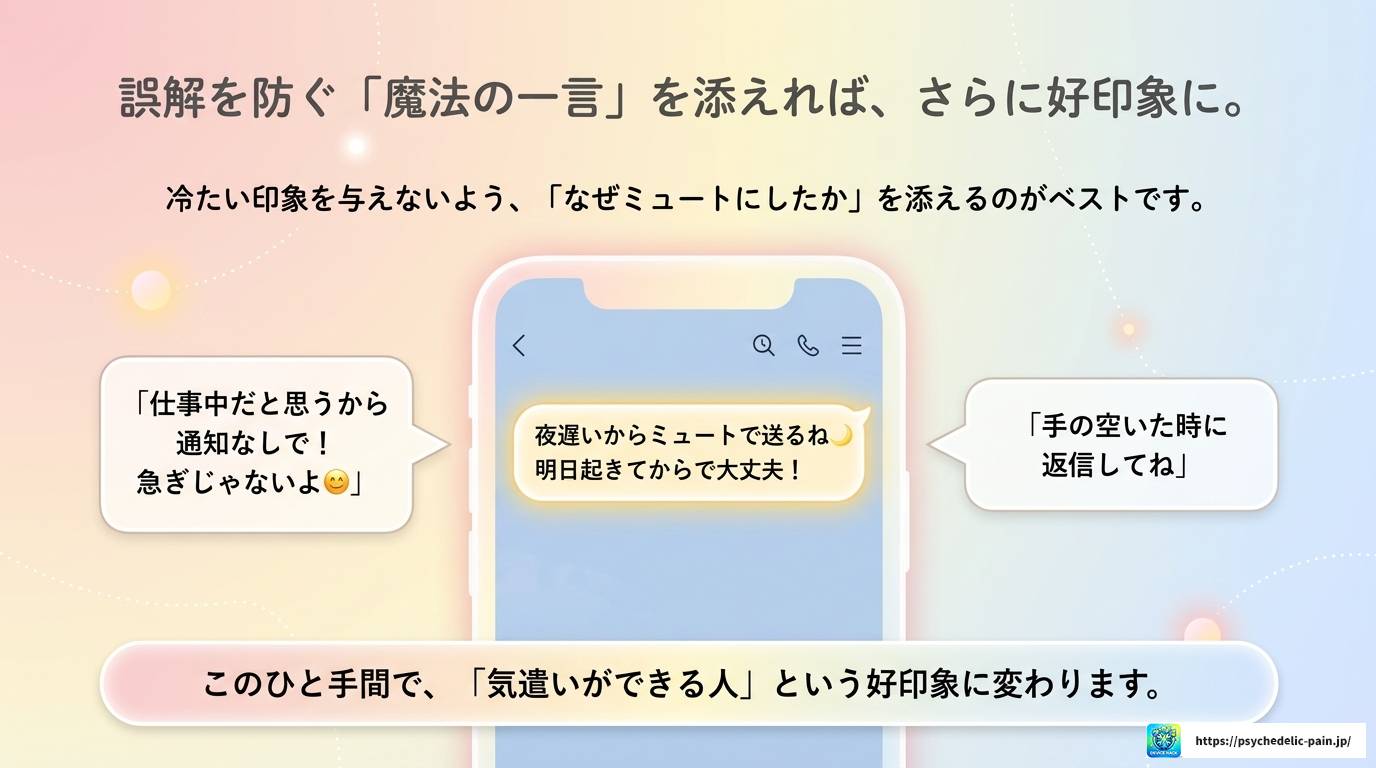 LINEミュートメッセージは好きな人への優しさ？使い方を解説