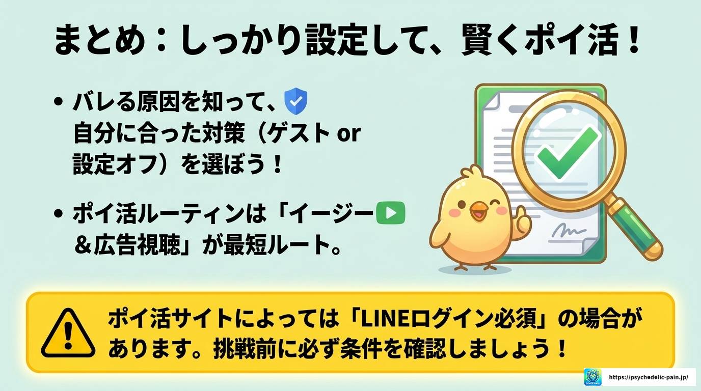 LINEナンプレはバレる？友達に知られない設定方法とポイ活術