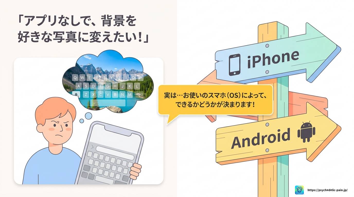 スマホのキーボード背景をアプリなしで変える方法を徹底解説！