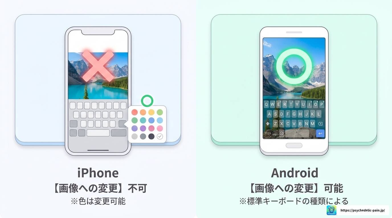 スマホのキーボード背景をアプリなしで変える方法を徹底解説！