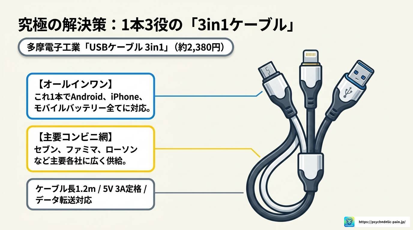 USB Type-C変換はコンビニで買える？価格と選び方を解説
